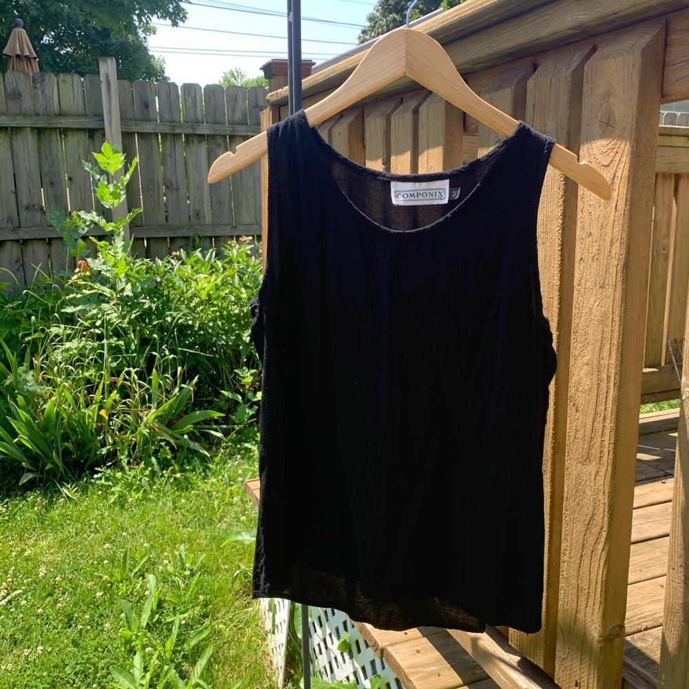 Crepe Satin Tank